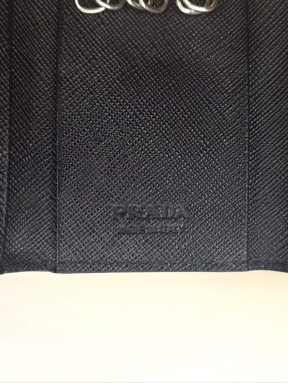 Prada Saffiano Leather Card Holder And Key Case! Rare 🔥✨️ Authentic - Picture 4 of 8